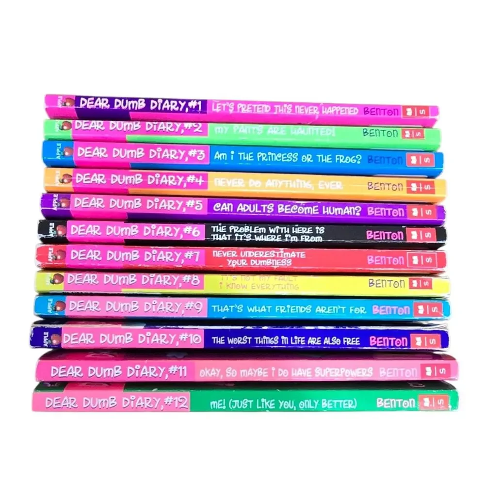 Dear Dumb Diary 1-12 Benton Book Lot Of 12 Book Bundle